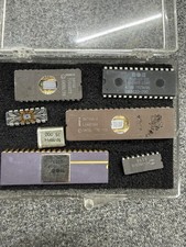 Vintage Intel EPROM IC Lot 1976  1985 Ceramic Chips Commodore MOS