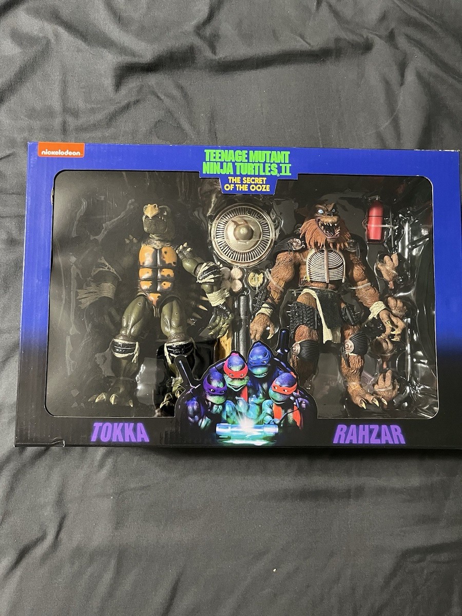 NECA Teenage Mutant Ninja Turtle Tokka and Rahzar Figures for sale