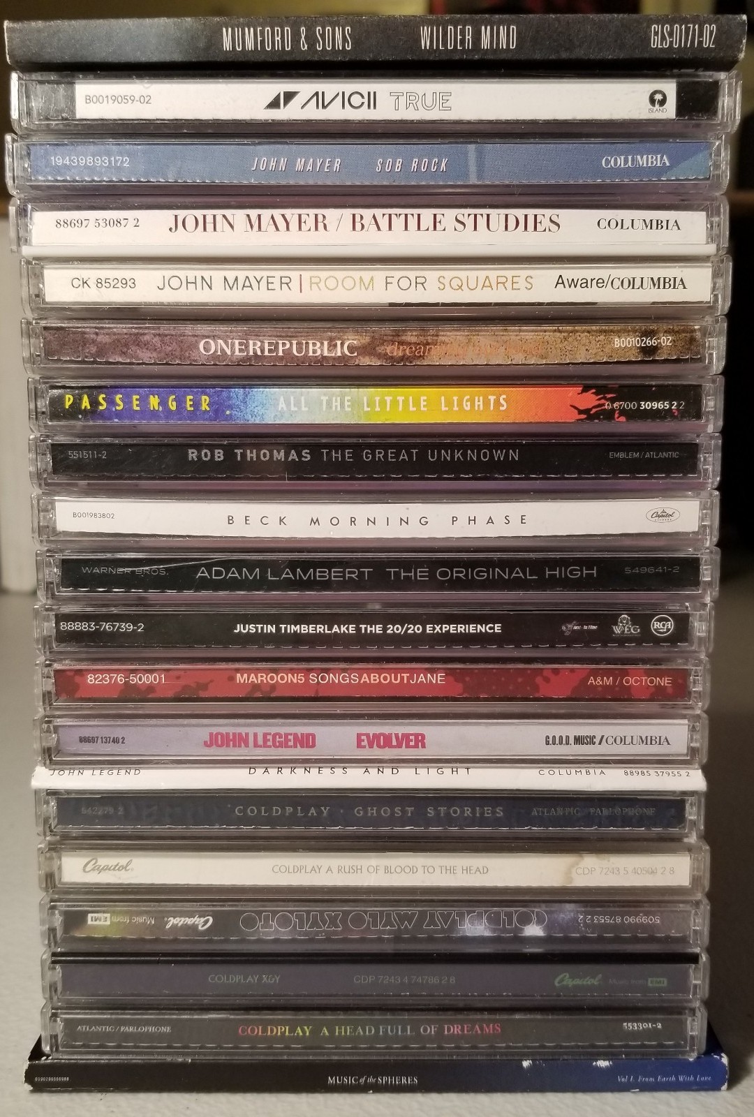 Pop Hip Hop Rap Dance CD Lot Of 20 Avicii Coldplay Mumford And Sons John Mayer