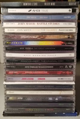 Pop Hip Hop Rap Dance CD Lot Of 20 Avicii Coldplay Mumford And Sons John Mayer