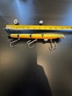 Custom Handmade Cedar 9” Fire Tiger Suick Style Dive And Rise Musky Pike Lure — photo 1