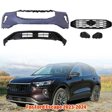 Front Bumper Cover Grille Assembly Complete For Ford Escape 2023 2024 Primed