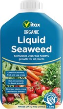 Vitax Liquid Seaweed 1L Organic Fertilizer Plant Tonic & Soil Conditioner Feed 10.99 per litre