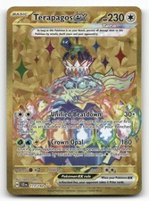 Terapagos ex 173/142 Stellar Crown Pokemon Holo NM Hyper Rare
