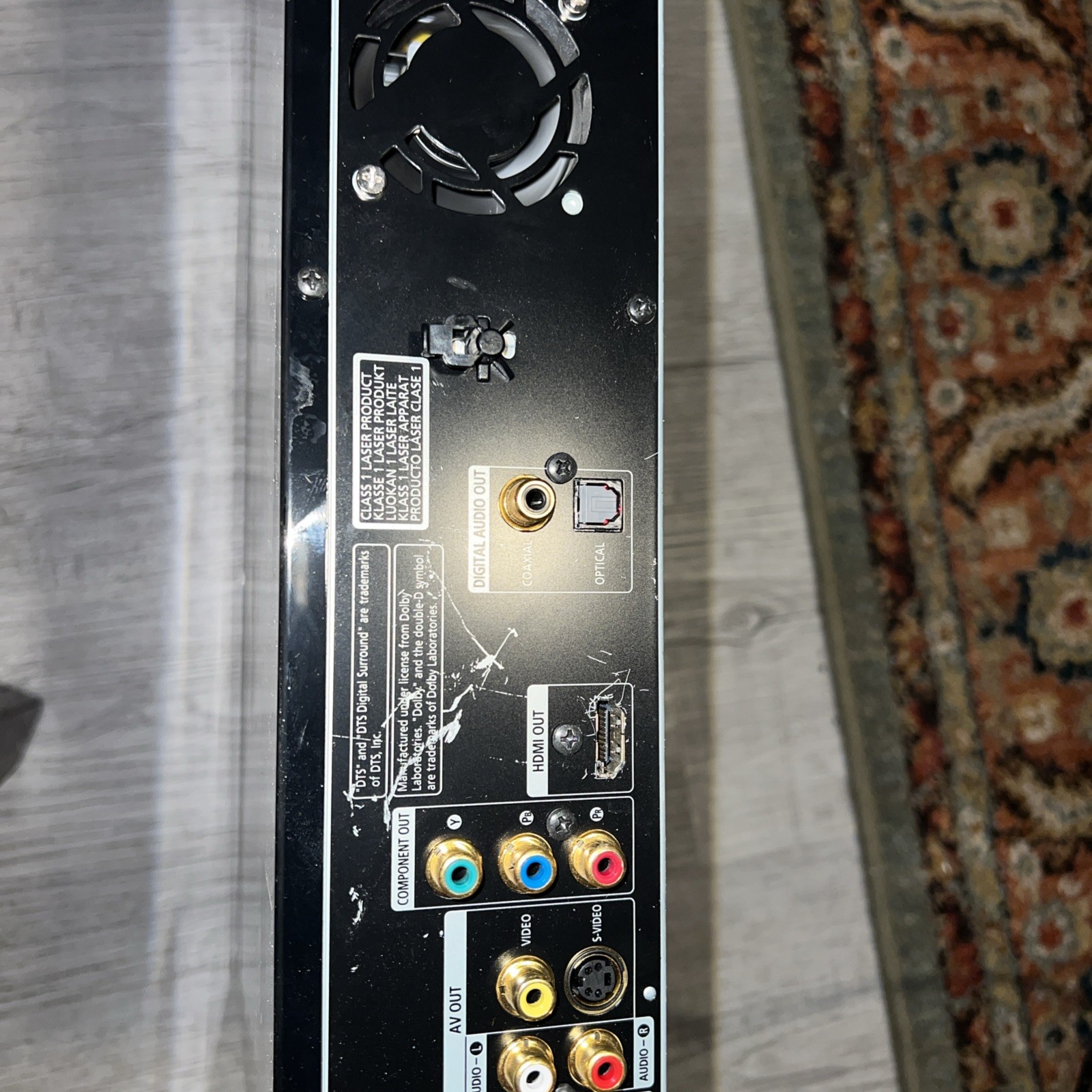 Samsung BD-P1000 Blu-Ray Disc Player With Original Remote Control.