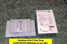 BELL  Outdoor Weather Resistant Gray Duplex Outlet Cover RW51810 45422-G2 