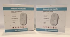 Ultrasonic Repeller Pest & Insect Repeller. Safe For Human and Pets. Lot Of 2 
