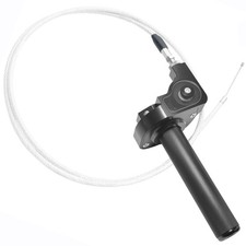CNC Aluminum Quick Twist Throttle Assembly with Cable 22mm Black for ATV