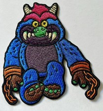 MY PET MONSTER embroidered logo patch plush d...