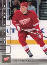Sergei Fedorov 2001-02 Be a Player Memorabilia #75 Detroit Red Wings Hockey