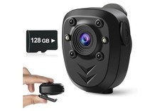 Mini Body Camera Video Recorder Built-in 128GB