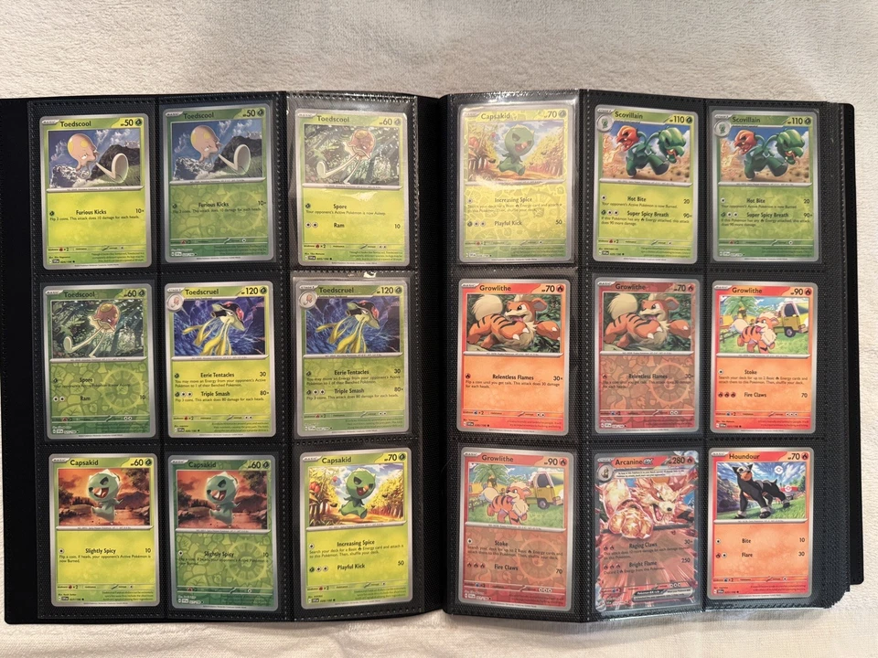 Pokemon Scarlet and Violet 100% Complete Base Master Set - ALL EX, Reverse, Rare - Image 4 of 4
