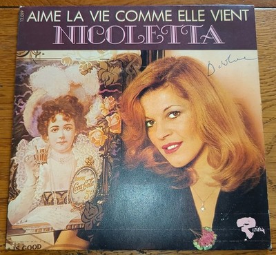 NICOLETTA - LIEBT DAS LEBEN, WIE ES KOMMT (45 TURNS DISC) - V1 -