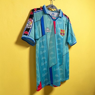 Barcelona Away - 96/97 - Retro - Football Soccer - RONALDO #9
