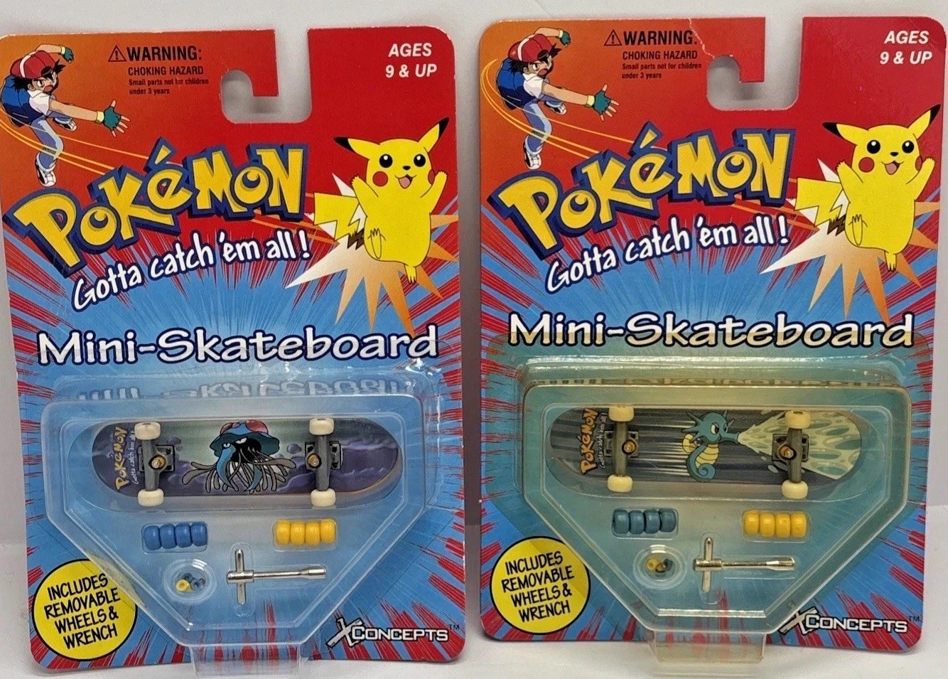 Tech Deck X‑Concepts Pok&eacute;mon Mini‑Skateboard.  Tentacru