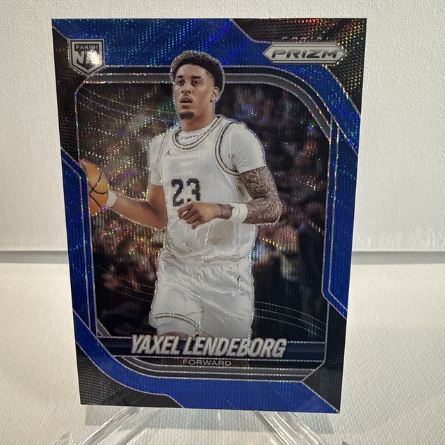 Yaxel Lendeborg 2025-26 Panini Prizm NBA NIL Blue Wave /249 Golden St. Warriors