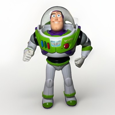 Vintage Thinkway Toys 12'' Talking Buzz Lightyear Toy Action Figure