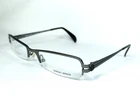 Eyeglasses, square, half rim, Giorgio Armani, frames, Gun Gray, Titanium alloy,