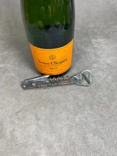 Veuve Clicquot Bottle Opener, Vintage Steel Corkscrew Made in France