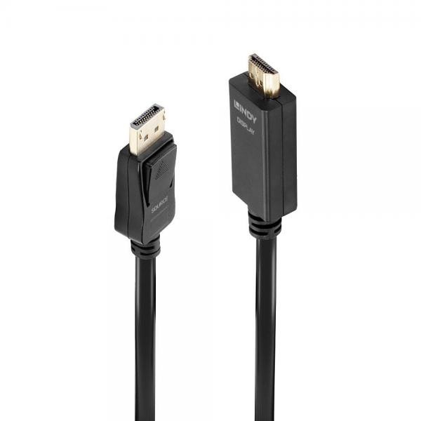 Lindy Nero Displayport — Hdmi (Typ A) (1 M), Cavo Video, - Immagine 4