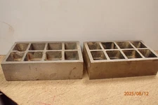 VINTAGE CAST IRON BOX PARALLELS  BLOCKS MACHINIST WORK HOLDING FIXTURES