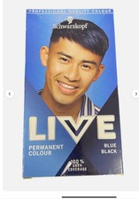 Image of Schwarzkopf Live Permanent Colour - Shade 090 Blue Black 100% Grey Coverage