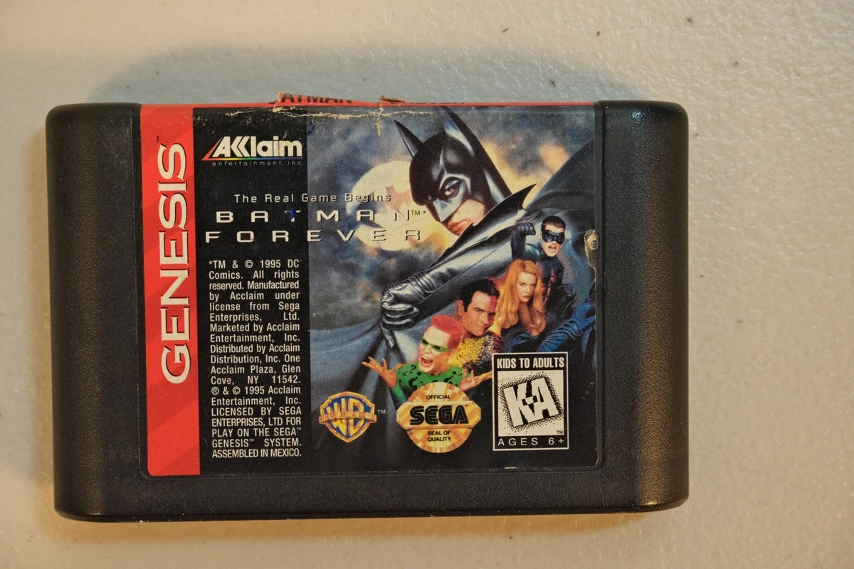 Sega Genesis Video Games Batman Forever for sale | eBay