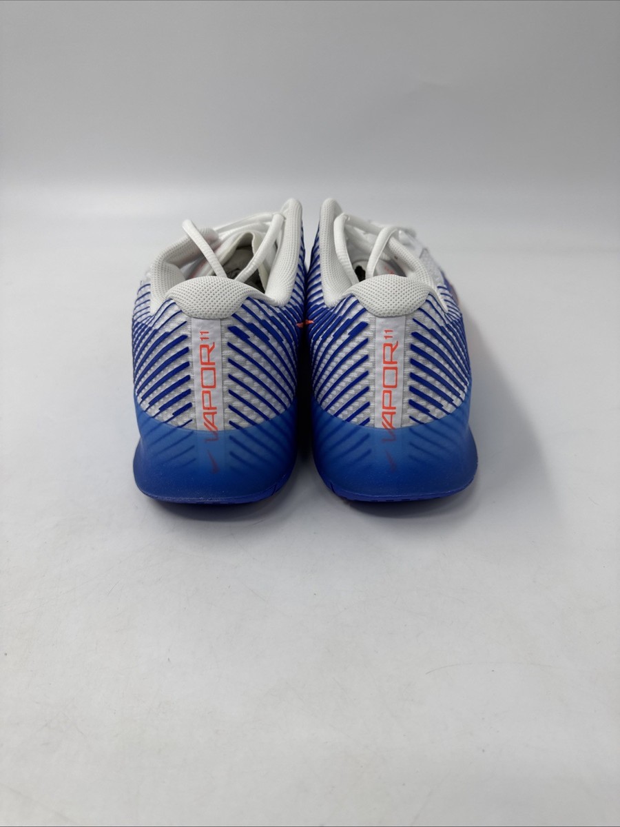 Nike Zoom Vapor 11 HC Tennis Shoes Court Blue White DR6966-105