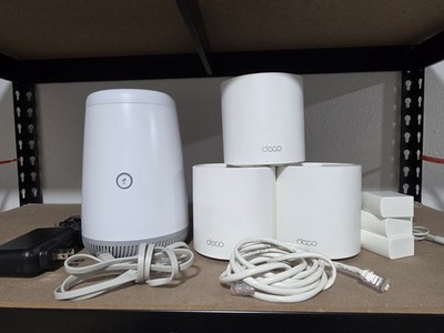 Whole Home Wi-Fi 6 Mesh System - TP-Link Deco X20 (3 Nodes) & CenturyLink Modem