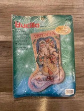 Bucilla ORIGINAL "Father Winter" 84025 Counted Cross Stitch Christmas Stocking