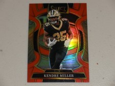 2025 Panini Select Concourse Level Red Prizm #40 Kendre Miller 96/99