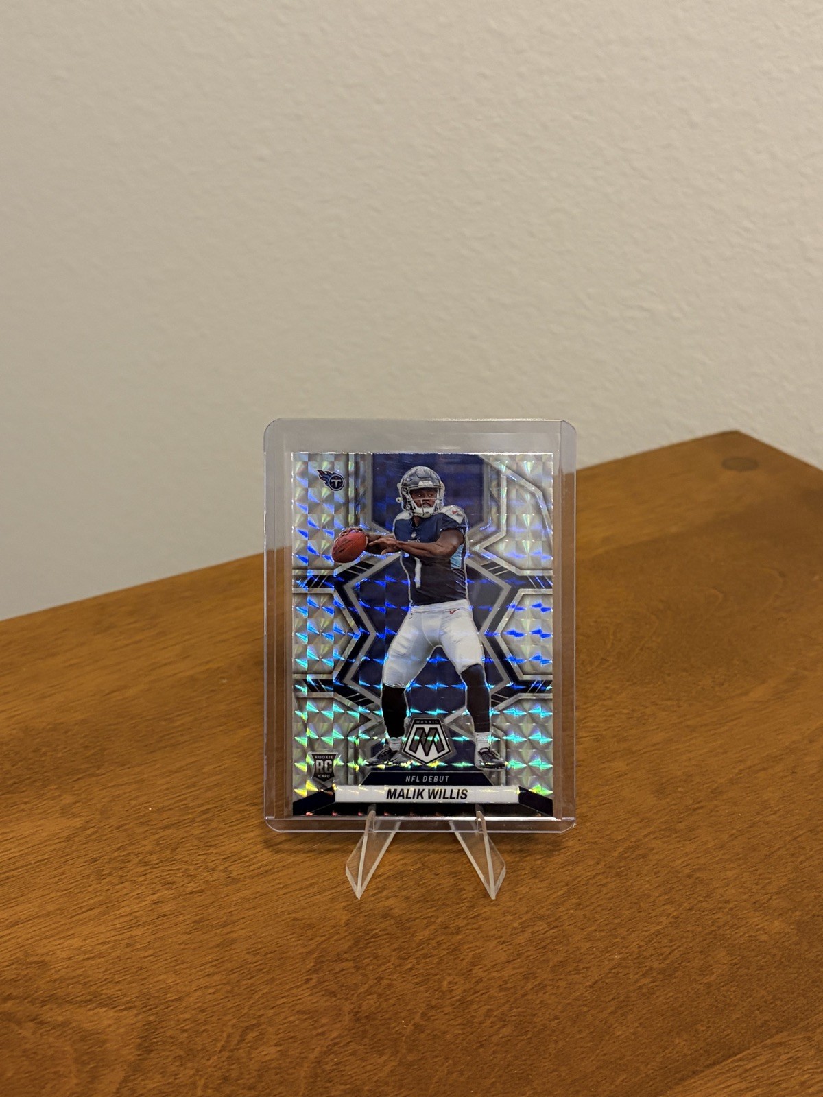 Malik Willis 2022 Mosaic Silver Prizm NFL Debut Rookie Card #272