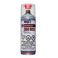SprayMax 3680033 2K Epoxy Primer Aerosol, Gray, 13.3 oz.
