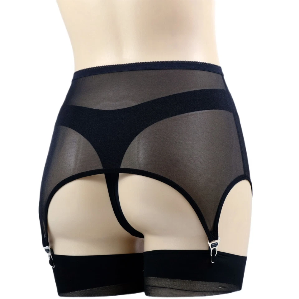 NEW Strumpfhalter Metallschnalle Strapsgürtel Dessous Hüfthalter Strapse Spitze - Bild 4 von 4