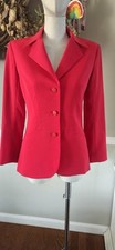 VTG Thierry Mugler pour Clarins red blazer jacket size 40
