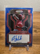 2022 Prizm Reiver Sanmartin Rookie Auto Reds Blue /149