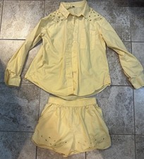 YOUNG FABULOUS BROKE YFB YELLOW SET with pockets Size xs