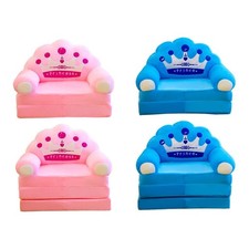Kids Cozy Lounge Chair, Foldable Seating for Playroom, Soft Armchair