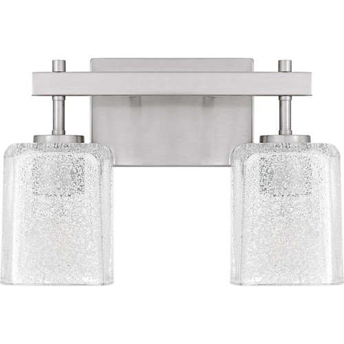 Brushed Nickel  Bathroom Vanity Light from the Brenthouse Collection - Picture 2 of 5