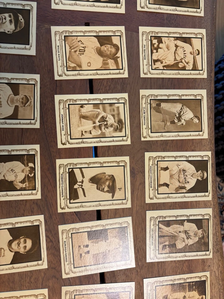 Lote de 20 tarjetas de béisbol Cramer Sports Promotions 1981 MLB incl. Mays, Clemente Foto 4 de 4