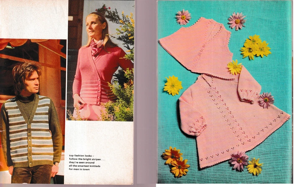 Patons #181 Machine Knits 3~Patterns For The Whole Family~Waistcoats/Sweaters - Image 4 of 4