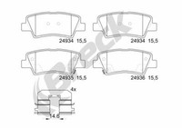 Breck BremsbeläGe Hinten FüR Hyundai Elantra Stufenheck Tucson KIA Soul Opirus