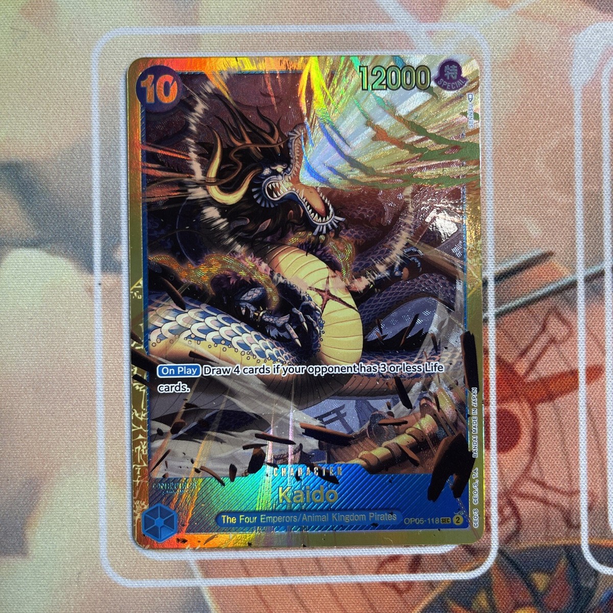 Kaido OP05-118 SEC Awakening of the New Era ONE PIECE Card