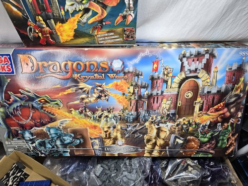Mega Bloks Dragons Krystal Wars Draigar Castle (9898) y extras INCOMPLETO-LEER - Imagen 2 de 23