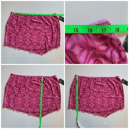 Wild Fable 2-Piece Set Pink Geo Dot Top + Asymmetrical Mini Skirt Size XXL NWT - Picture 11 of 14