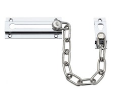Door Chain for Front Door - High Security Door Chain Lock with Chrome Finish