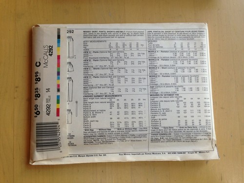1980's M2 McCall's Sewing Pattern, Uncut, Choose Your Style - Picture 33 of 43