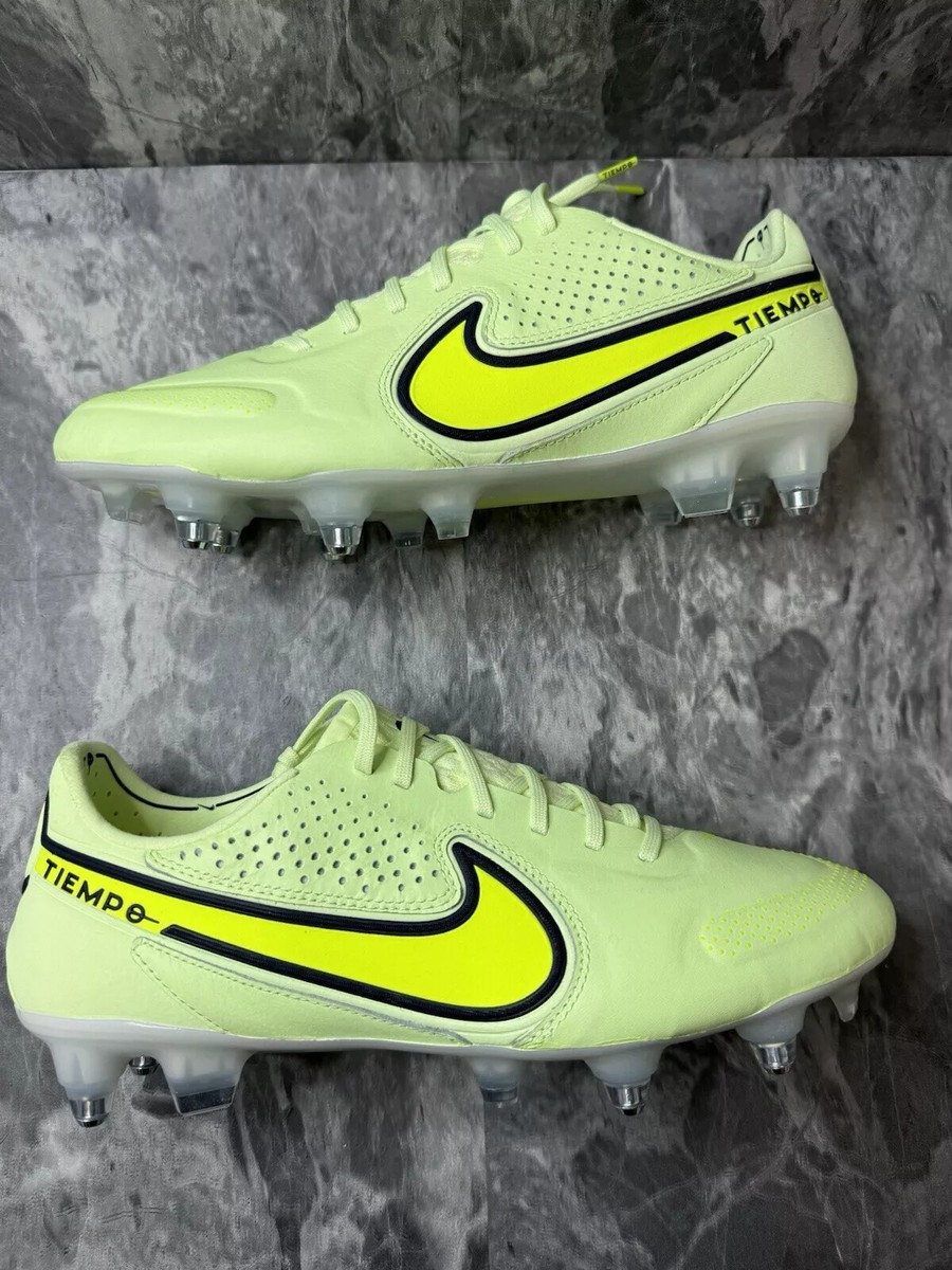 Nike Tiempo Legend 9 Elite SG-Pro AC P Barely Volt FD0273-705 sz 8