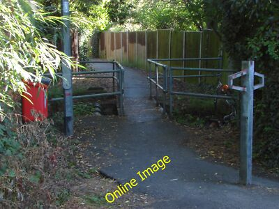 #ad Photo 6x4 Footpath Thorpe Lea Egham The footbridge over the drain that m c2012 GBP 2.00