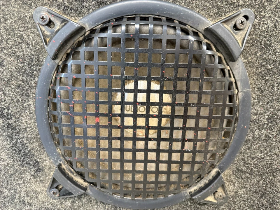 2 件 10 英寸低音炮外壳地毯老式 1990 年代 - MTX? — 第 4/4 张图片